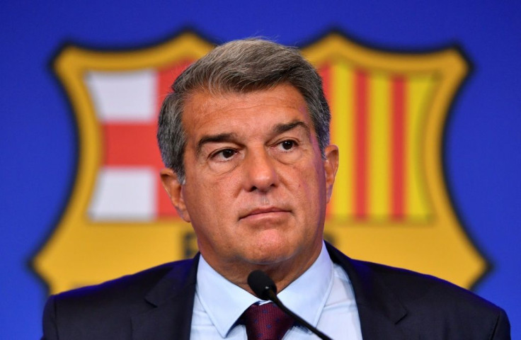 Barcelona president Joan Laporta said the club's debts were "abominable"