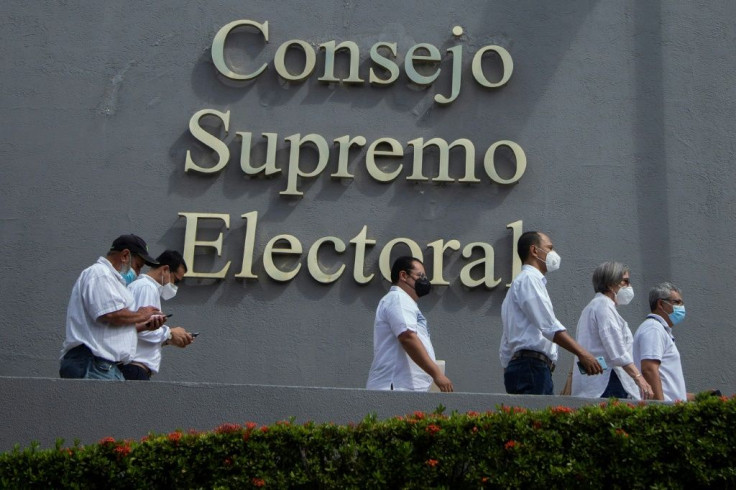 The Citizens Alliance for Liberty bloc registered their alliance at the Supreme Electoral Council in the Nicaraguan capital Managua in May 2021