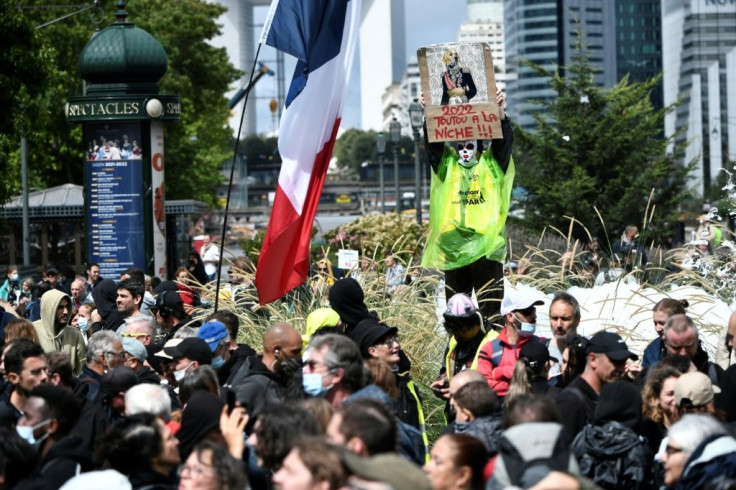 French President Emmanuel Macron has been the focus of much of the protests