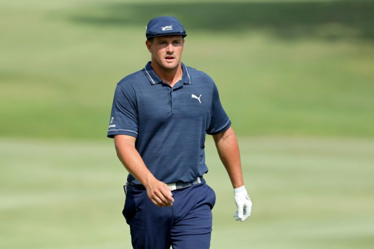 American Bryson DeChambeau is tied for second with Cameron Smith heading into the final round of the WGC St. Jude Invitaitonal in Memphis, Tennessee