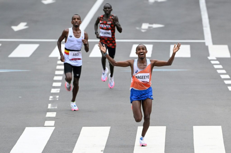 Abdi Nageeye of the Netherlands claimed silver in 2:09.58, just ahead of Belgium's Bashir Abdi in bronze