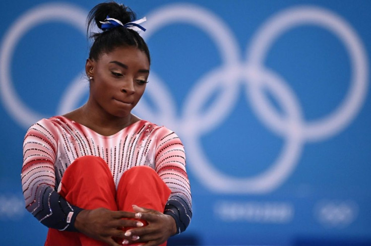 Gymnast Simone Biles suffered a mental block that sidelined her from much of the competition