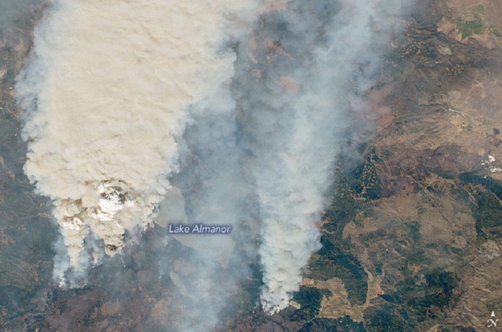 Dixie Fire: Smoke From California's Second-Largest Wildfire As Seen ...