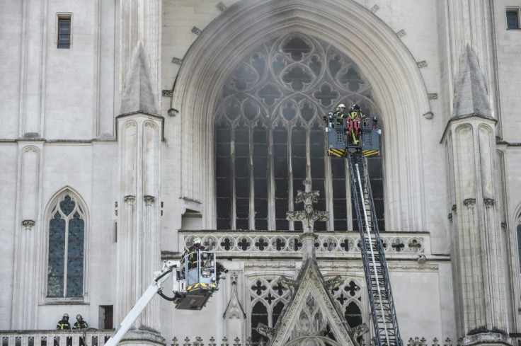 The cathedral in Nantes was torched in July 2020