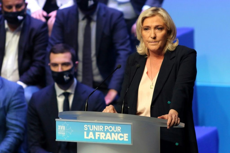 'You can be an illegal migrant, set fire to a cathedral, not be expelled and then reoffend by murdering a priest,' Le Pen said