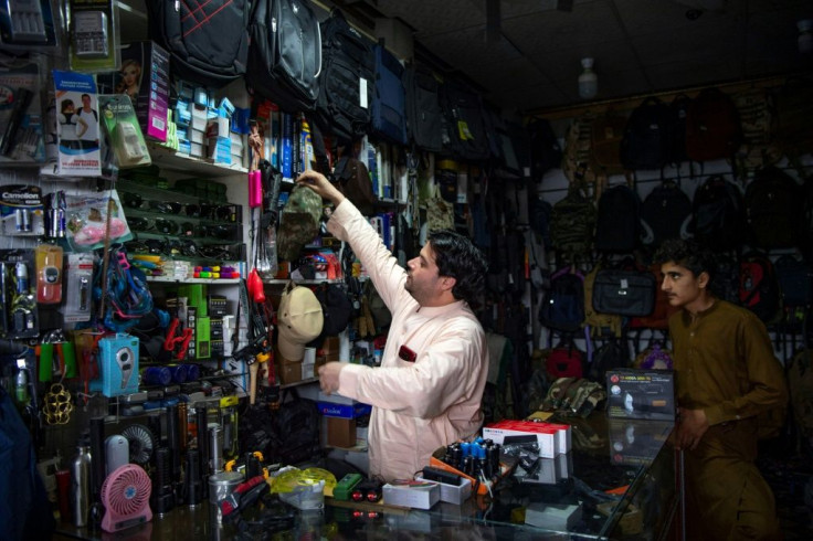 Instead of night-vision goggles and ammo vests, the markets are stuffed with cheap goods from China and Southeast Asia