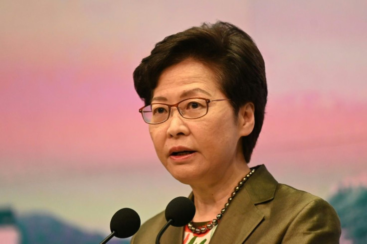 Hong Kong leader Carrie Lam has said the city is set to adopt China's anti-sanctions law