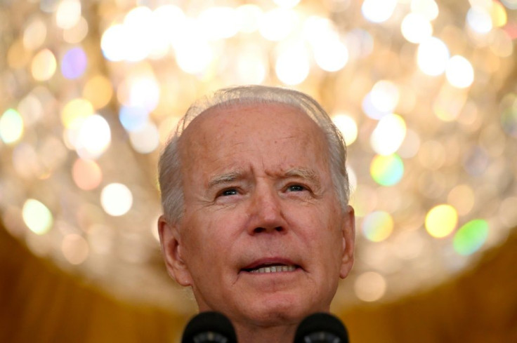 US President Joe Biden, shown at the White House on August 10, 2021, has made the comeback of democracy a theme under his presidency