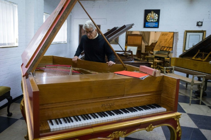 Royal piano restorer David Winston is selling his collection of antique pianos, including a rare Pleyel grand, made in Paris in 1925