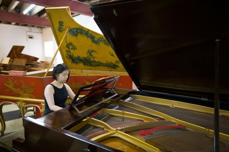 Xiaowen Shang plays a 1929 Pleyel double grand formerly purchased for Madeleine Lioux, wife of the French Resistance hero Andre Malraux
