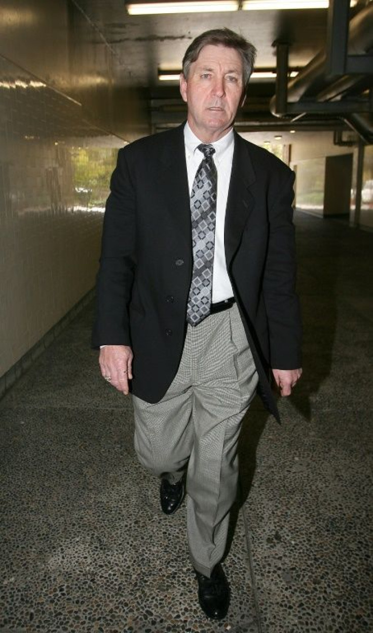 Britney Spears' father, Jamie Spears, leaves the Los Angeles County Superior Courthouse in March 2008