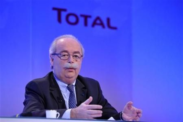 Christophe de Margerie, Chief Executive Office of French oil company Total, speaks during the company&#039;s 2009 annual results presentation in Paris