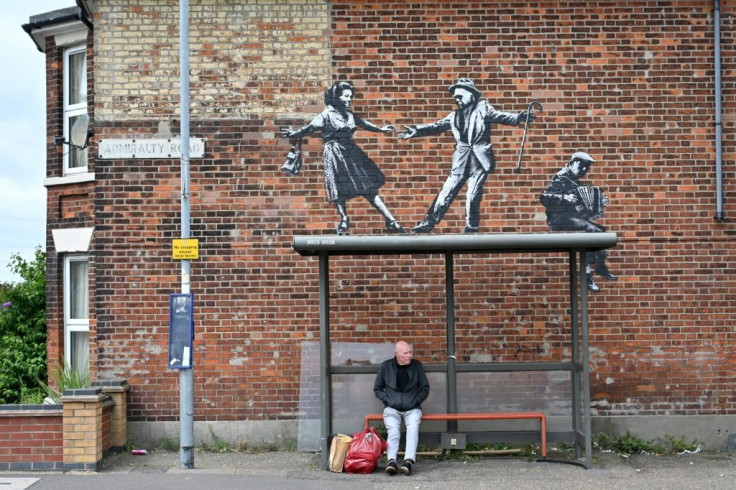 You wait all year for a Banksy, and then a load of them come along at once... Banksy plays to fond folk memories of faded glory