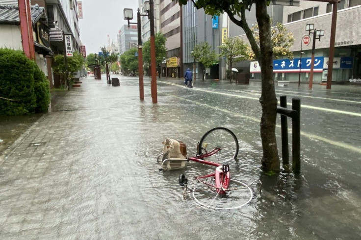 The weather agency reported unprecedented levels of rain in western Japan