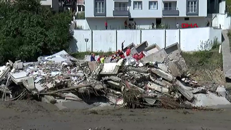 Search and rescue teams look for survivors as the death toll of the flash floods in Northern Turkey soars to 27. The disasters across Turkey's northern Black Sea regions come just as the disaster-hit country was winning control over hundreds of wildfires
