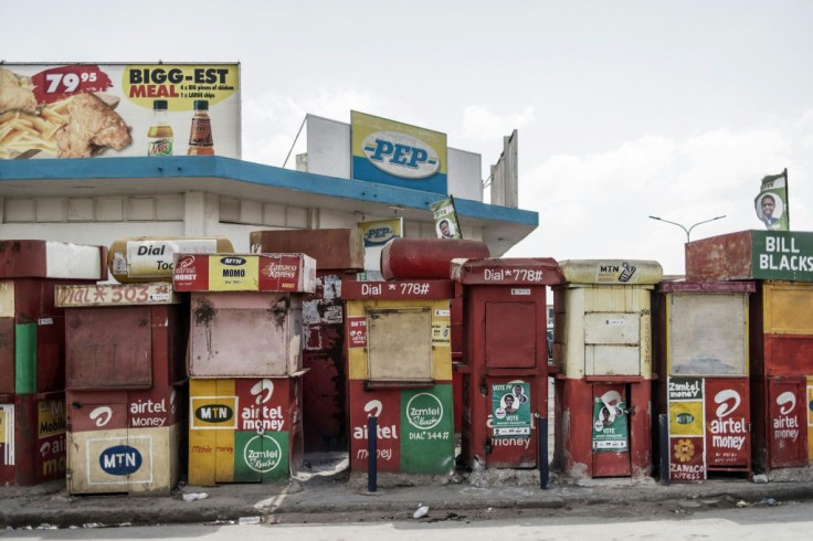 Data vending booths are closed in Lusaka as Zambia  awaits the outcome of the election