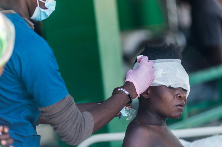 Une femme blessÃ©e Ã  l'hÃ´pital des Cayes le 15 aoÃ»t 2021