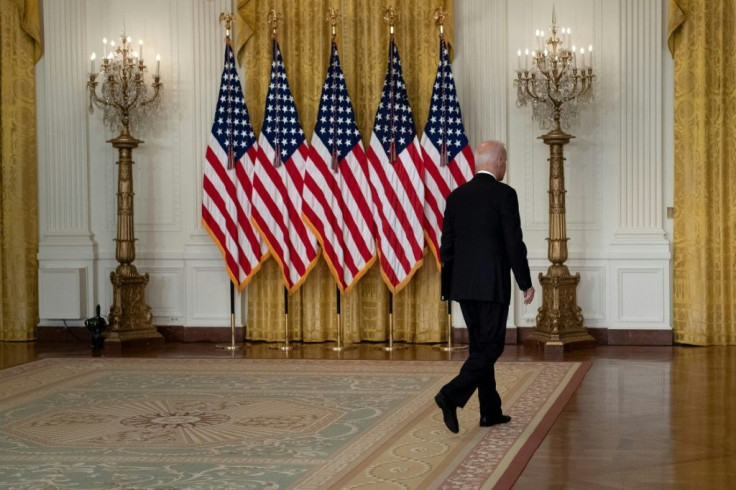 US President Joe Biden says the Afghan government had every chance to resist the Taliban