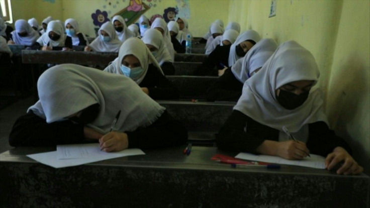 Afghan girls "happy" to return to school after Taliban takeover