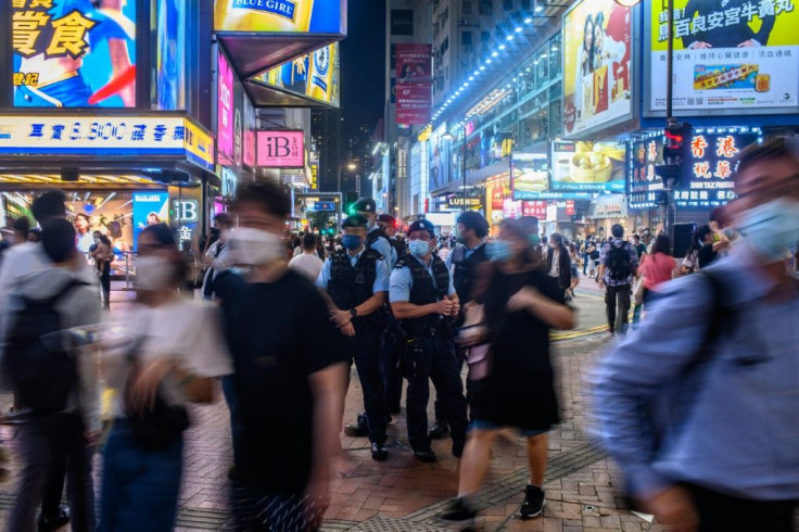 On July 1, a man stabbed a police officer in a Hong Kong shopping district before taking his own life
