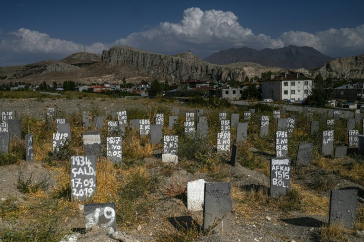 Gravestones in Van are a grim reminder of how many have died trying to make the risky journey