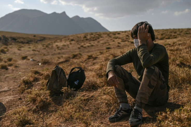 Security officials say in private that tens of thousands of Afghans are believed to be massing on the Iranian side of the Turkey border