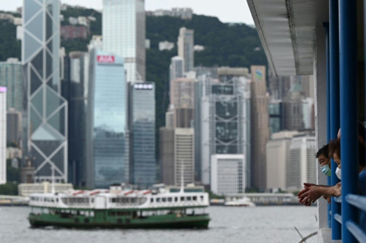 China imposed a sweeping security law on Hong Kong last year to wipe out dissent after the financial hub was rocked by huge democracy protests in 2019