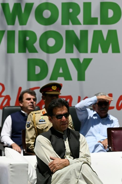 Pakistani Prime Minister Imran Khan, speaking at an event in May 2021, has said the Taliban broke the "chains of slavery" with their sweep of Afghanistan