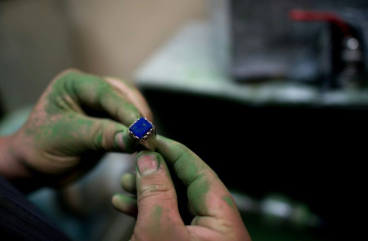 Afghanistan has done better digging for semi-precious lapis lazuli, but the business is plagued with smuggling to Pakistan