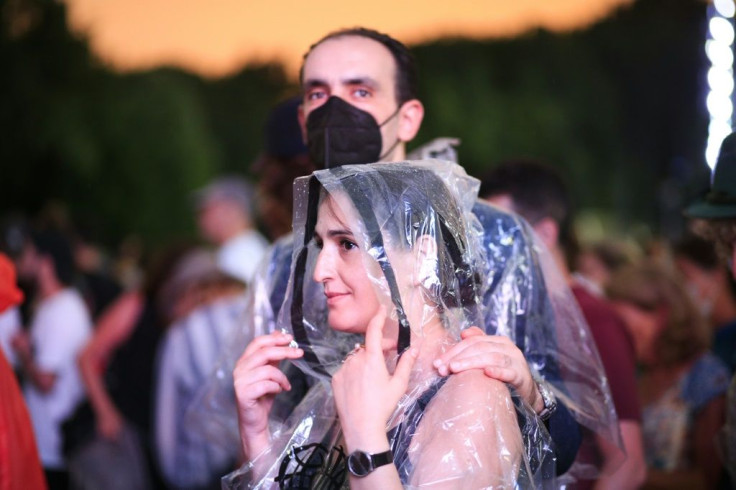 Attendees of the "We Love NYC: The Homecoming Concert" were ushered out after the event was canceled due to severe weather warnings in Central Park