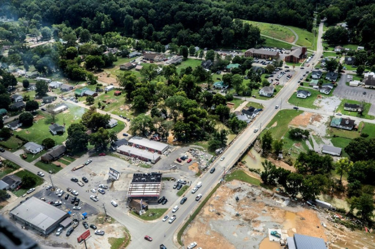 The town of Waverly, in  Humphreys County Tennesse, was hard hit by flash floods that swept through middle of the southern US state