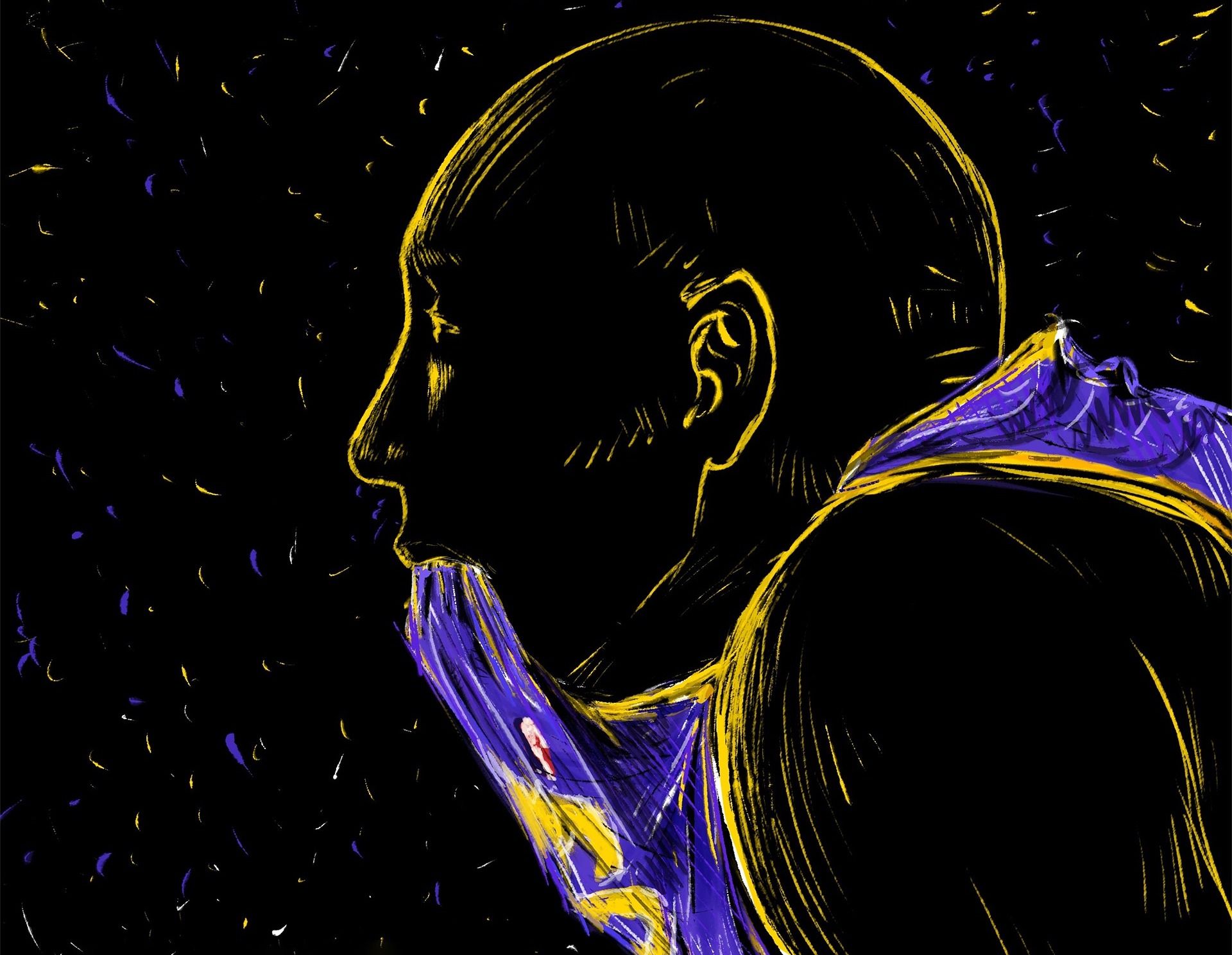 Kobe Bryant Los Angeles Lakers 10.5 x 13 60 Point Finale