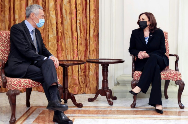 Harris met with Singapore Prime Minster Lee Hsien Loong