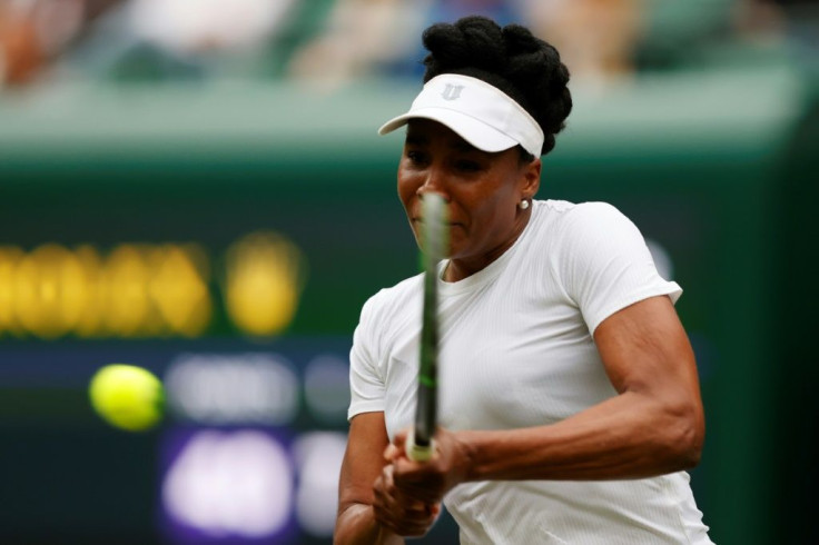 Venus Williams, shown here at a tournament in June, was ousted from the Chicago Women's Open, losing in straight sets to unseeded Hsieh Su-Wei of Taiwan