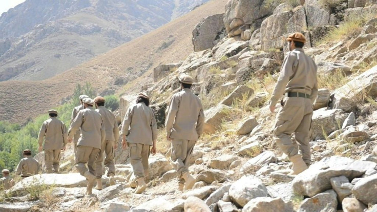 Forces train in Afghanistan's last anti-Taliban holdout Panjshir which remains the only holdout against the Taliban after the hardline Islamists took control of Afghanistan.