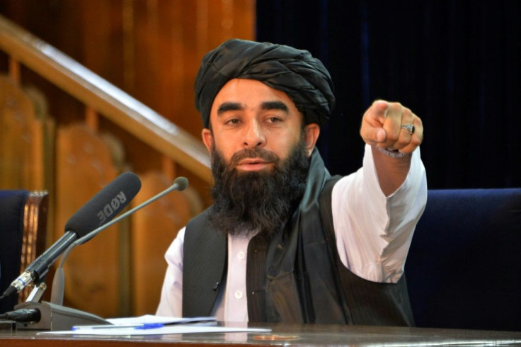 Taliban spokesperson Zabihullah Mujahid