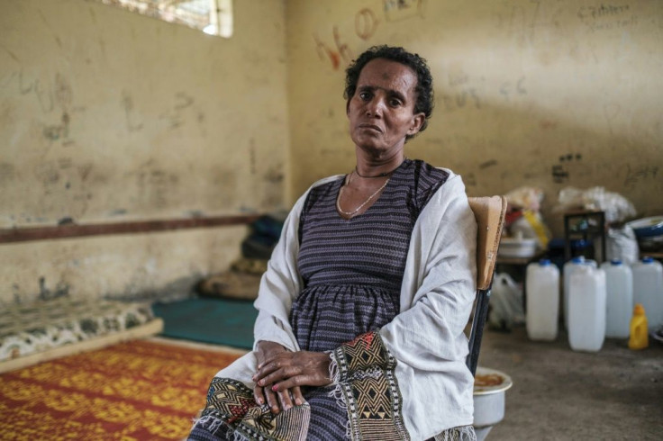 Muchayu Degin, a farmer and mother of seven, was forced to hide in her home for a week as fighting raged