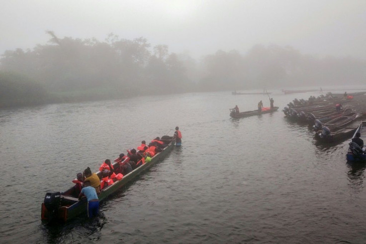 The journey by canoe costs $25 each and is only the next in a multitude of steps on the road to migrants' ultimate destination: the United States