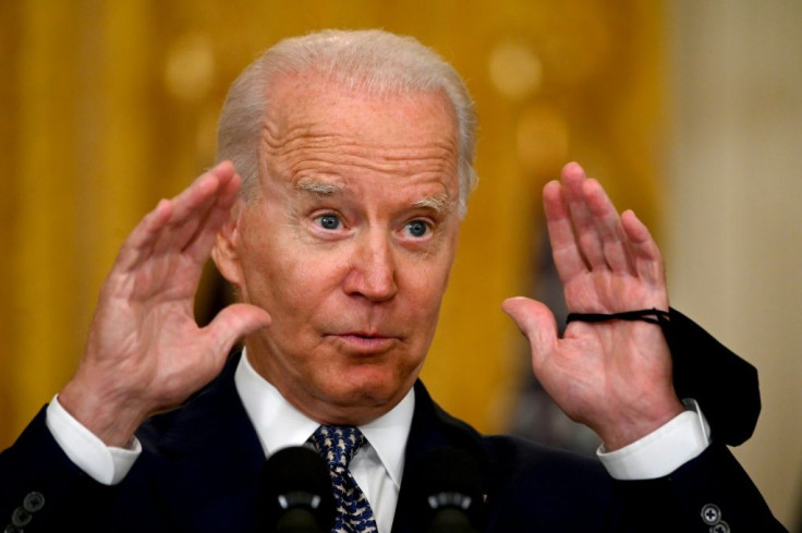 US President Joe Biden says the 'buck stops' with him