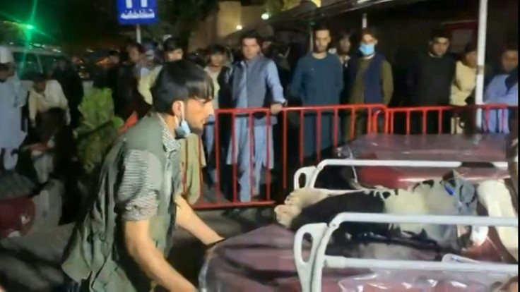 IMAGES  Injured people arrive Kabul hospital after two explosions rocked Kabul airport, killing at least six people and injuring a dozen others after Western nations warned of an imminent terror threat and as thousands of people gathered hoping for a flig