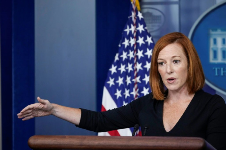 White House spokeswoman Jen Psaki