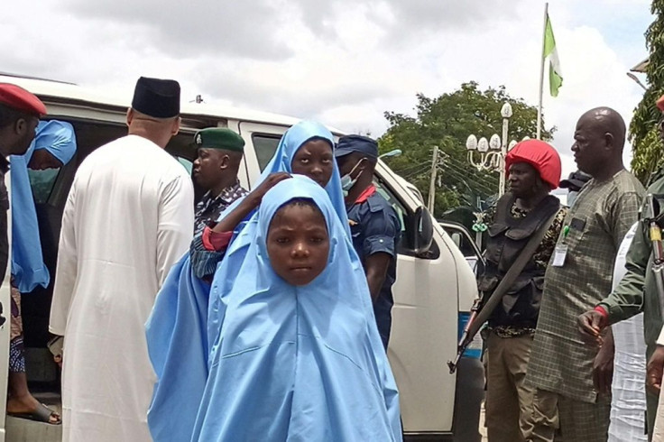 Nigerian schoolchildren kidnapped from an Islamic seminary three months ago have been reunited with their parents