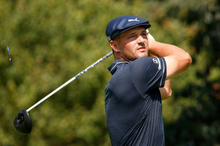 American Bryson DeChambeau on the way to a sparkling 60 in the second round of the US PGA Tour BMW Championship