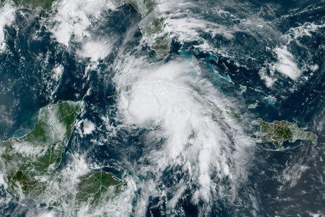 Tropical Storm Ida was churning through the Caribbean toward the US Gulf Coast on August 27, 2021 and is expected to be upgraded to a hurricane by the time it hits Cuba