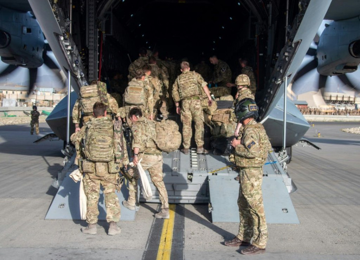 Western allies that helped with the airlift have mostly already ended their evacuation flights, as seen in this British Ministry of Defence photo