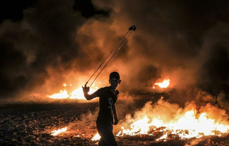 Israel blamed Hamas for violent riots on the border with Gaza on Saturday