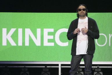Kudo Tsunoda of Microsoft discusses new Kinect features at the Microsoft E3 XBOX 360 media briefing in Los Angeles