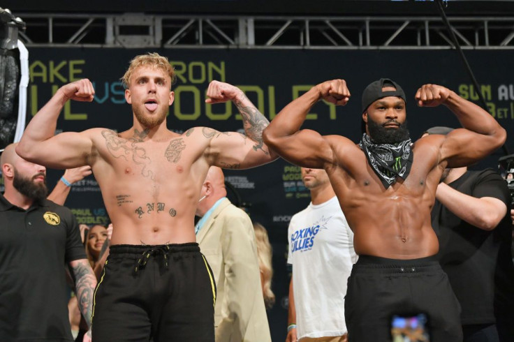 Jake Paul v Tyron Woodley - Weigh In