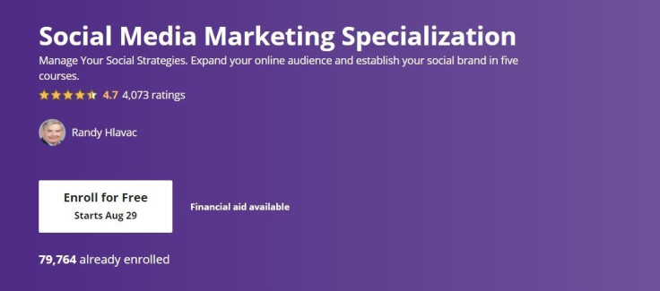 Coursera's Social Media Marketing Specialization