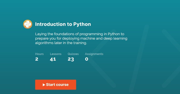 365 DataScience's Introduction to Python course